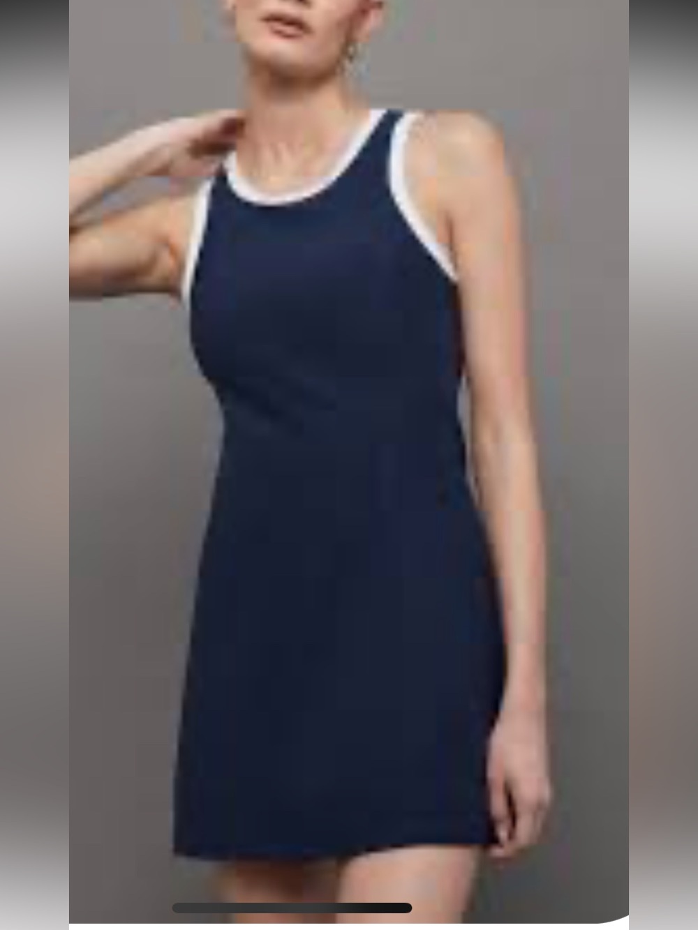 Izod Navy Dress with White Trim
